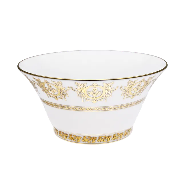 haviland-ritz-imp-rial-saladier-blanc-porcelaine-limoges image 1