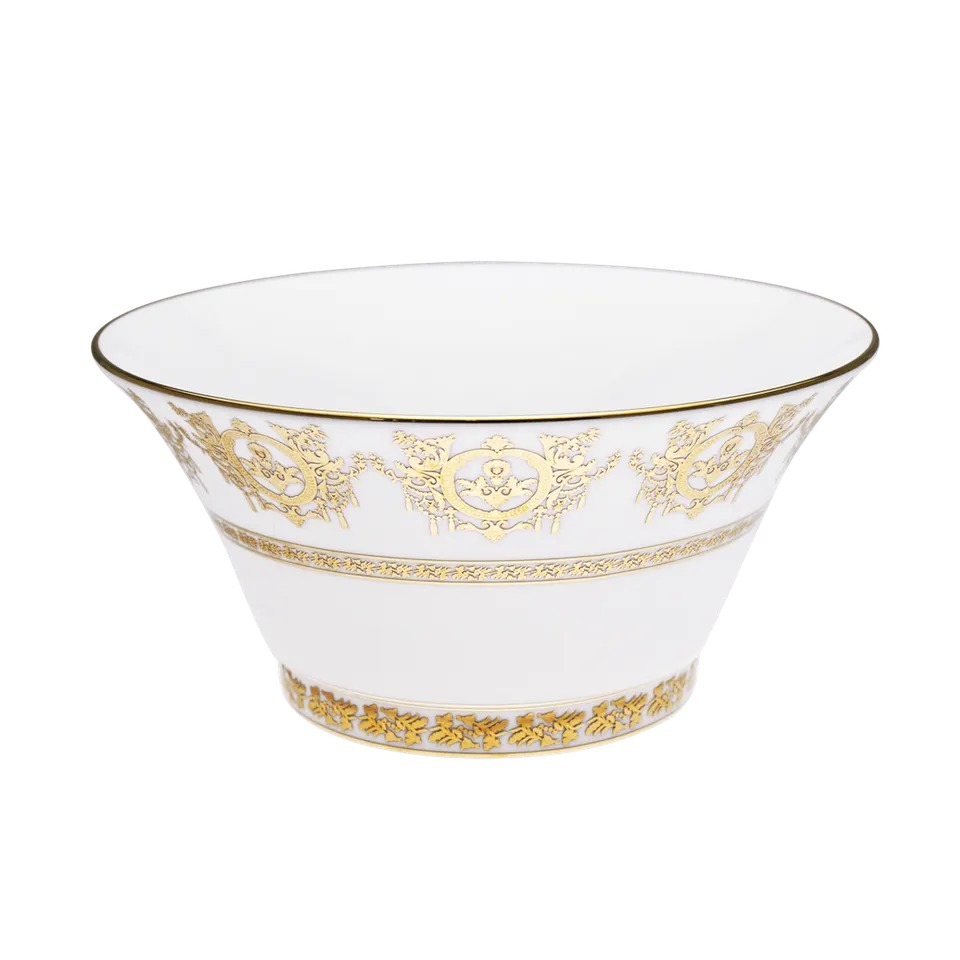 haviland-ritz-imp-rial-saladier-blanc-porcelaine-limoges image 1