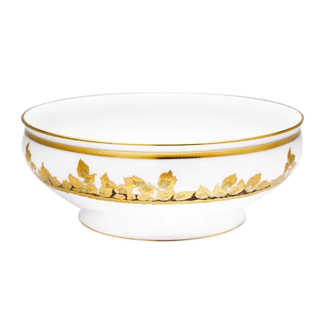 haviland-feuille-d-or-saladier-porcelaine-blanc image 1