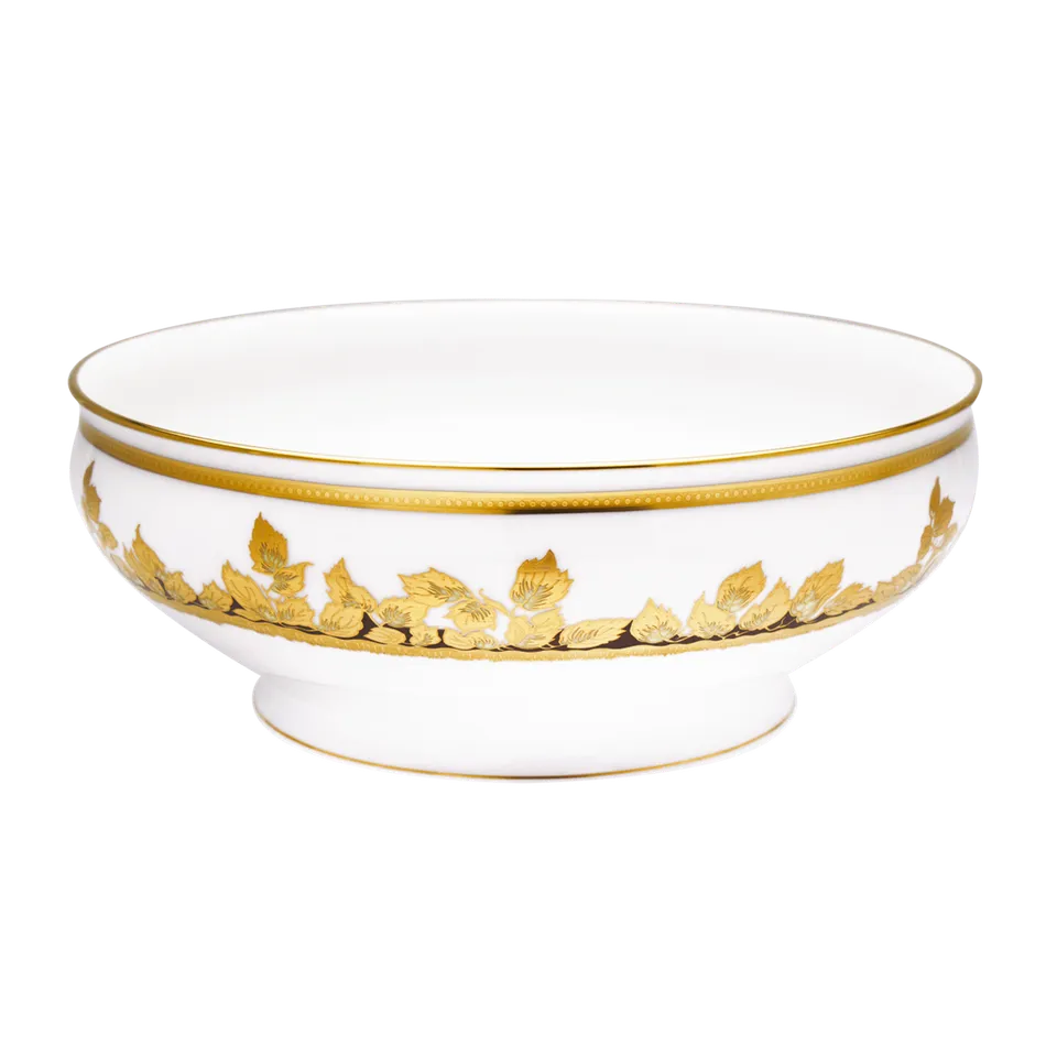 haviland-feuille-d-or-saladier-porcelaine-blanc image 1