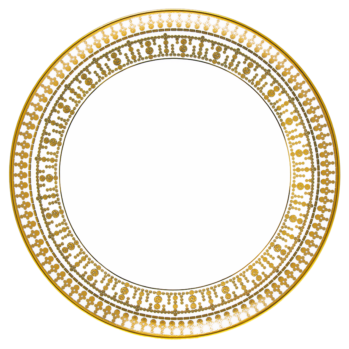 haviland-tiara-plat-tarte-blanc-or-porcelaine image 1