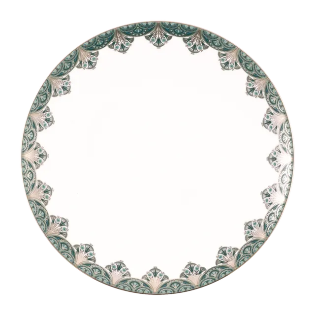 haviland-r-ves-du-nil-assiette-d-ner-vert-platine-porcelaine-2 image 1