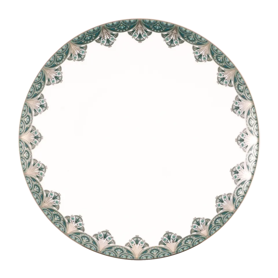 haviland-r-ves-du-nil-assiette-d-ner-vert-platine-porcelaine-2 image 1