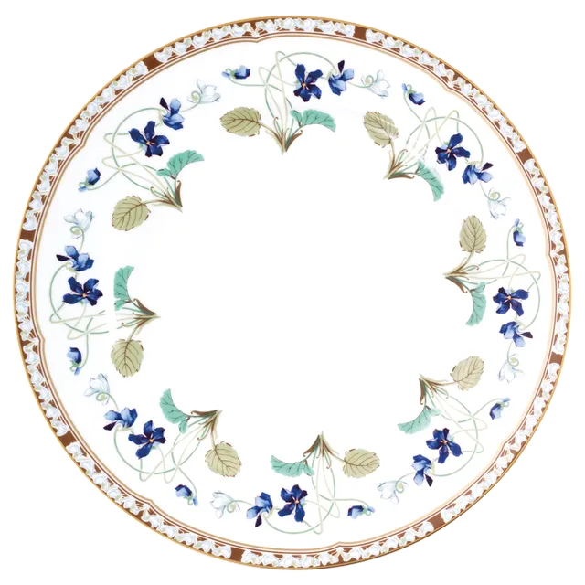 haviland-imp-ratrice-eug-nie-plat-rond-porcelaine-blanc image 1