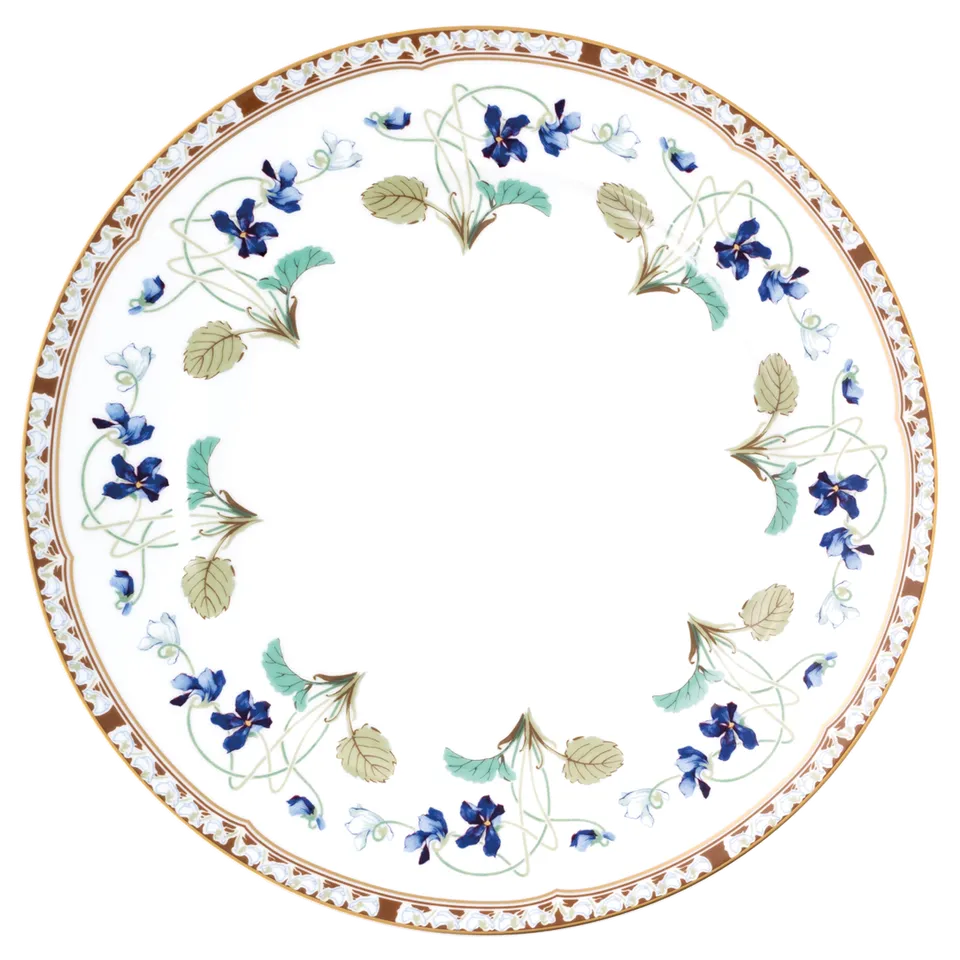 haviland-imp-ratrice-eug-nie-plat-rond-porcelaine-blanc image 1