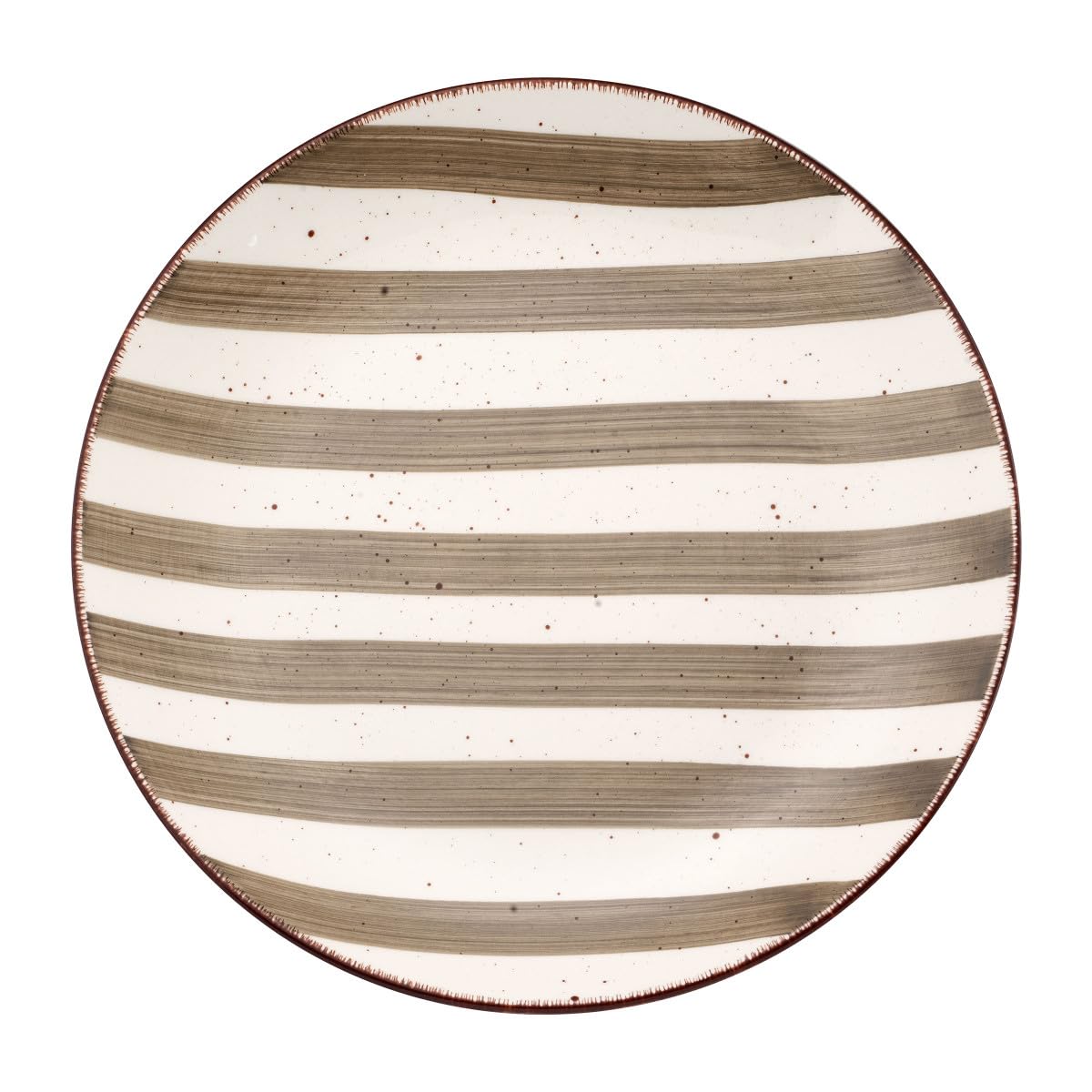 m-dard-de-noblat-rivage-terre-assiettes-plates-27-cm-lot-6-fa-ence image 1