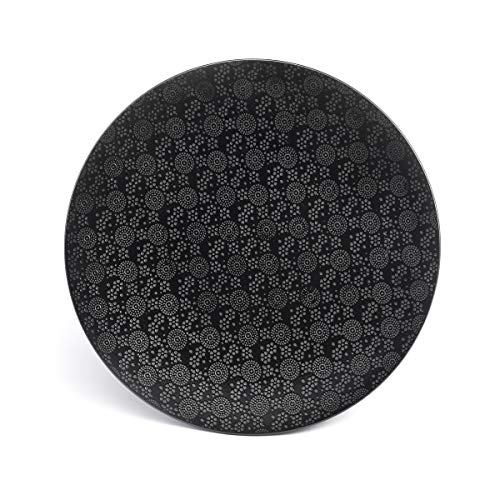 m-dard-de-noblat-nori-black-japan-assiettes-plates-27-cm-lot-6 image 2