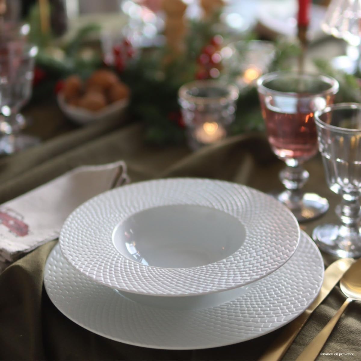 m-dard-de-noblat-sherane-assiette-creuse-porcelaine-blanc-20-cm-lot-6 image 5