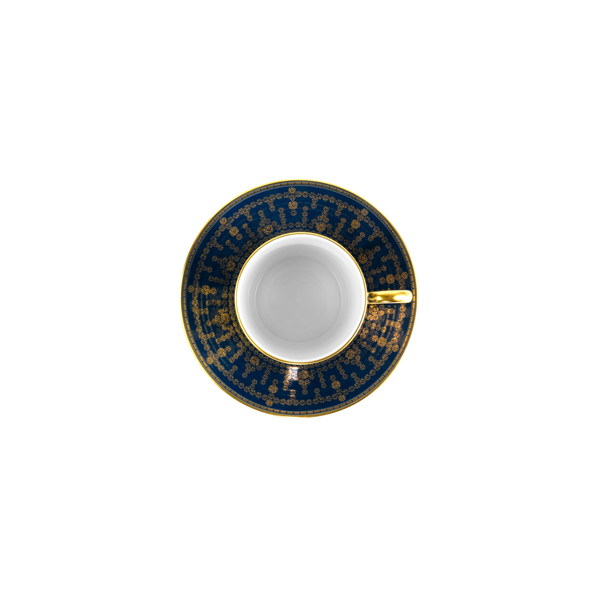 haviland-tiara-tasse-et-soucoupe-caf-porcelaine-bleu-de-prusse-or image 2