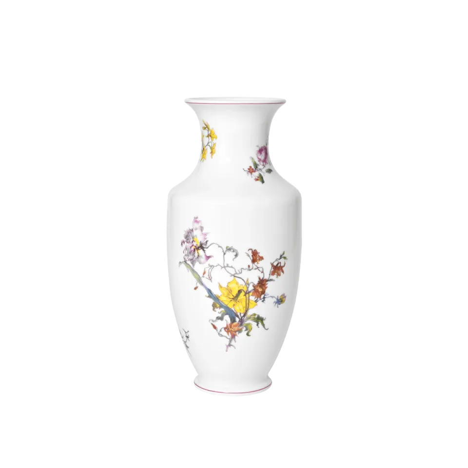 haviland-h-ritage-vase-28cm-fleurs-d-auteuil-porcelaine-limoges image 1