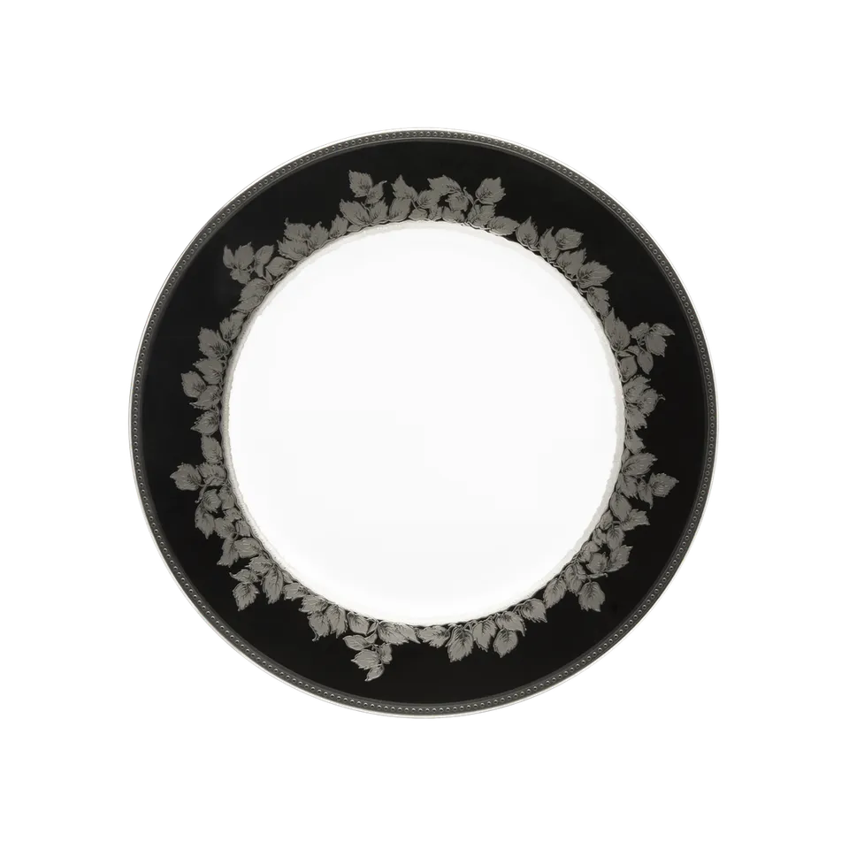 haviland-feuille-de-platine-assiette-dessert-platine image 1