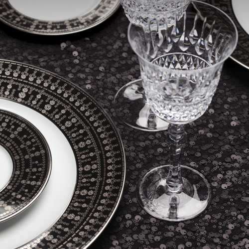 haviland-tiara-assiette-pr-sentation-noir-platine-porcelaine image 2