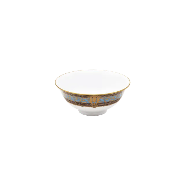 haviland-salon-murat-bol-riz-bleu-ciel-or-porcelaine image 1