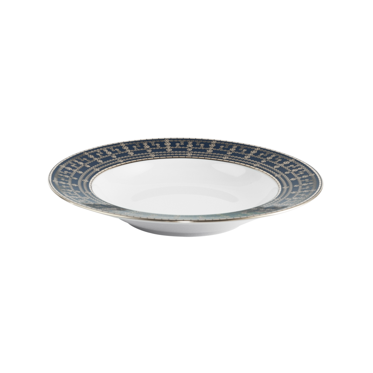 haviland-tiara-assiette-creuse-bleu-de-prusse-platine image 2