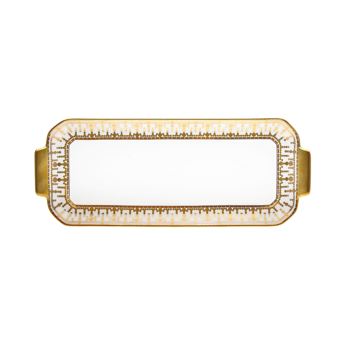 haviland-tiara-plat-cake-blanc-or-porcelaine image 1