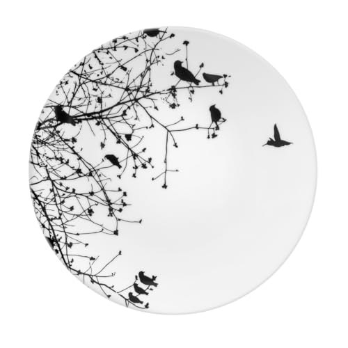 m-dard-de-noblat-aurore-service-18-assiettes-porcelaine-blanc-noir image 7
