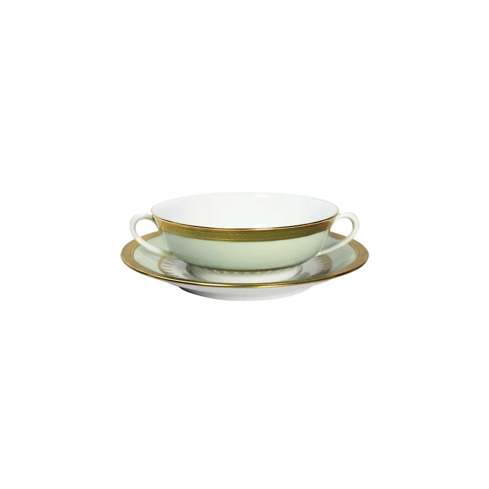 haviland-oasis-bol-bouillon-soucoupe-porcelaine-blanc image 1
