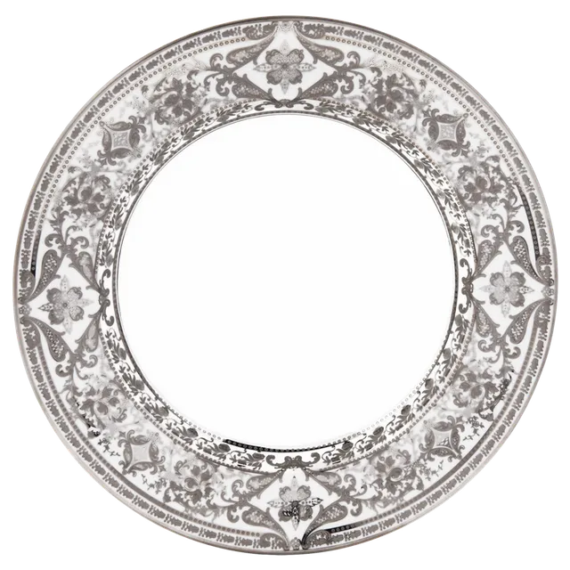 haviland-matignon-plat-rond-creux-porcelaine-blanc-platine image 1