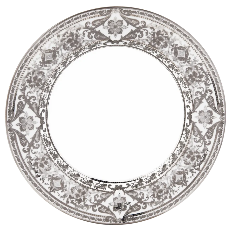 haviland-matignon-plat-rond-creux-porcelaine-blanc-platine image 1