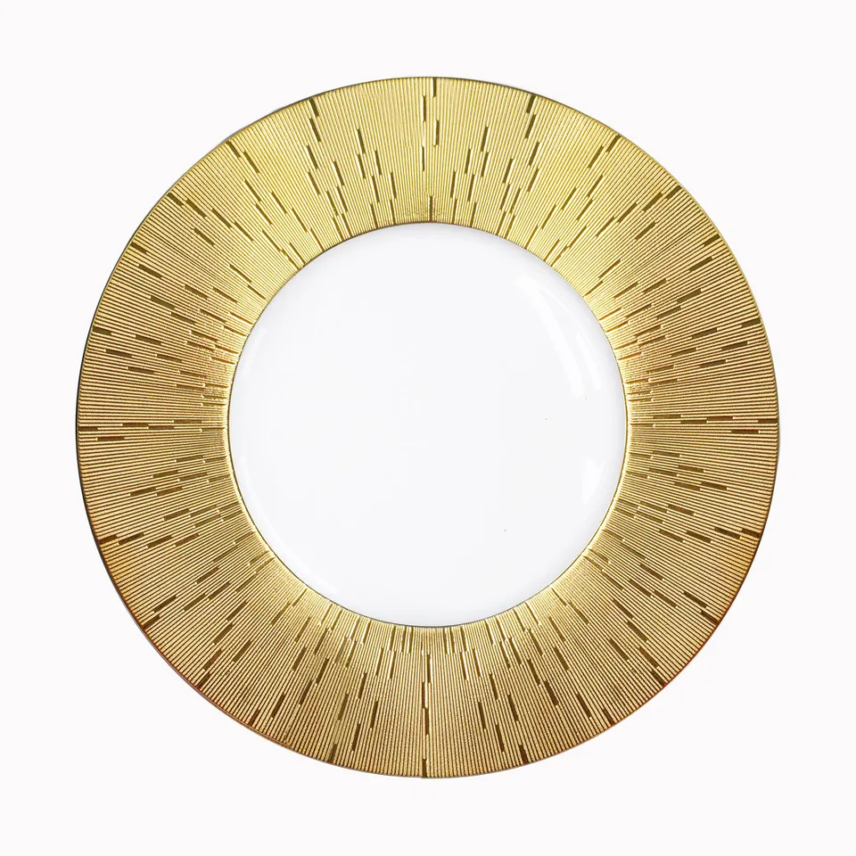 haviland-infini-assiette-d-ner-or-porcelaine-limoges image 1