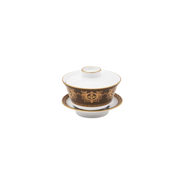 haviland-ritz-imp-rial-tasse-th-chinoise-soucoupe-bronze image 1