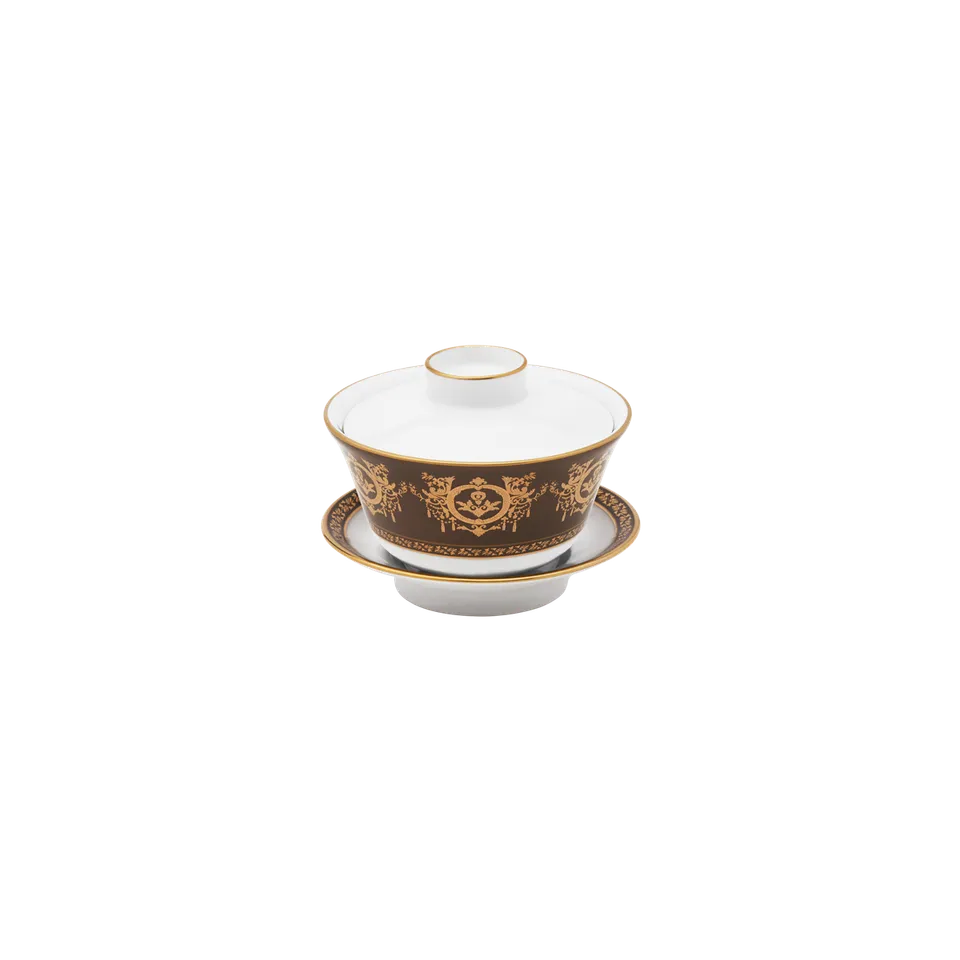 haviland-ritz-imp-rial-tasse-th-chinoise-soucoupe-bronze image 1