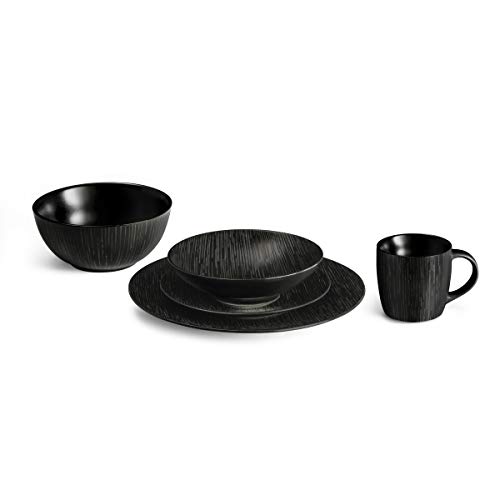 m-dard-de-noblat-magma-6-assiettes-plates-gr-s-noir-27-cm image 6