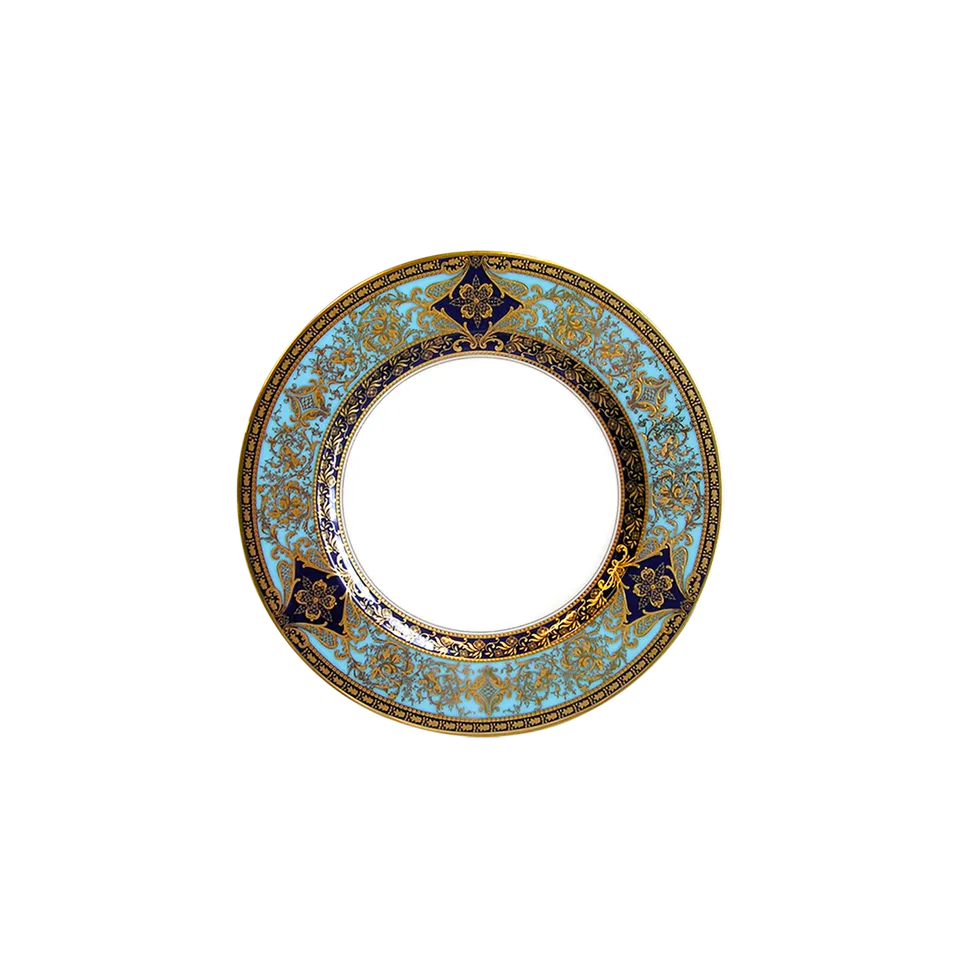 haviland-matignon-assiette-pain-bleu-de-four-or image 1
