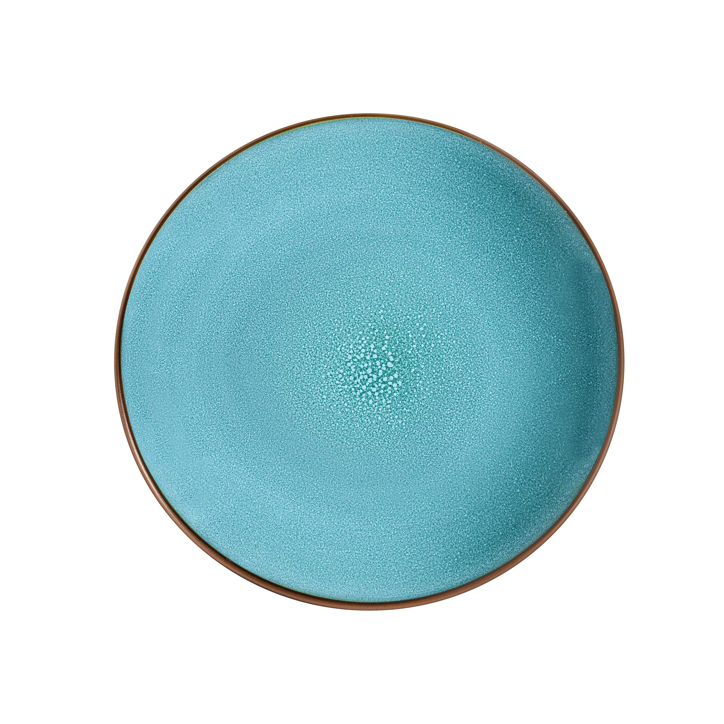 m-dard-de-noblat-feeling-assiette-dessert-21-cm-turquoise-lot-6 image 1