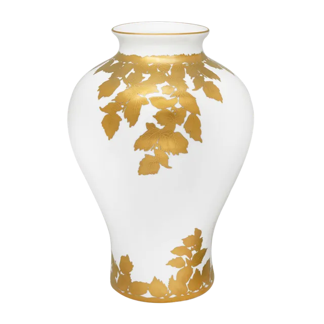 haviland-feuille-d-or-vase-prestige-porcelaine-dor-e image 1