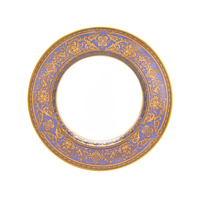 haviland-matignon-assiette-creuse-lavande-or image 1