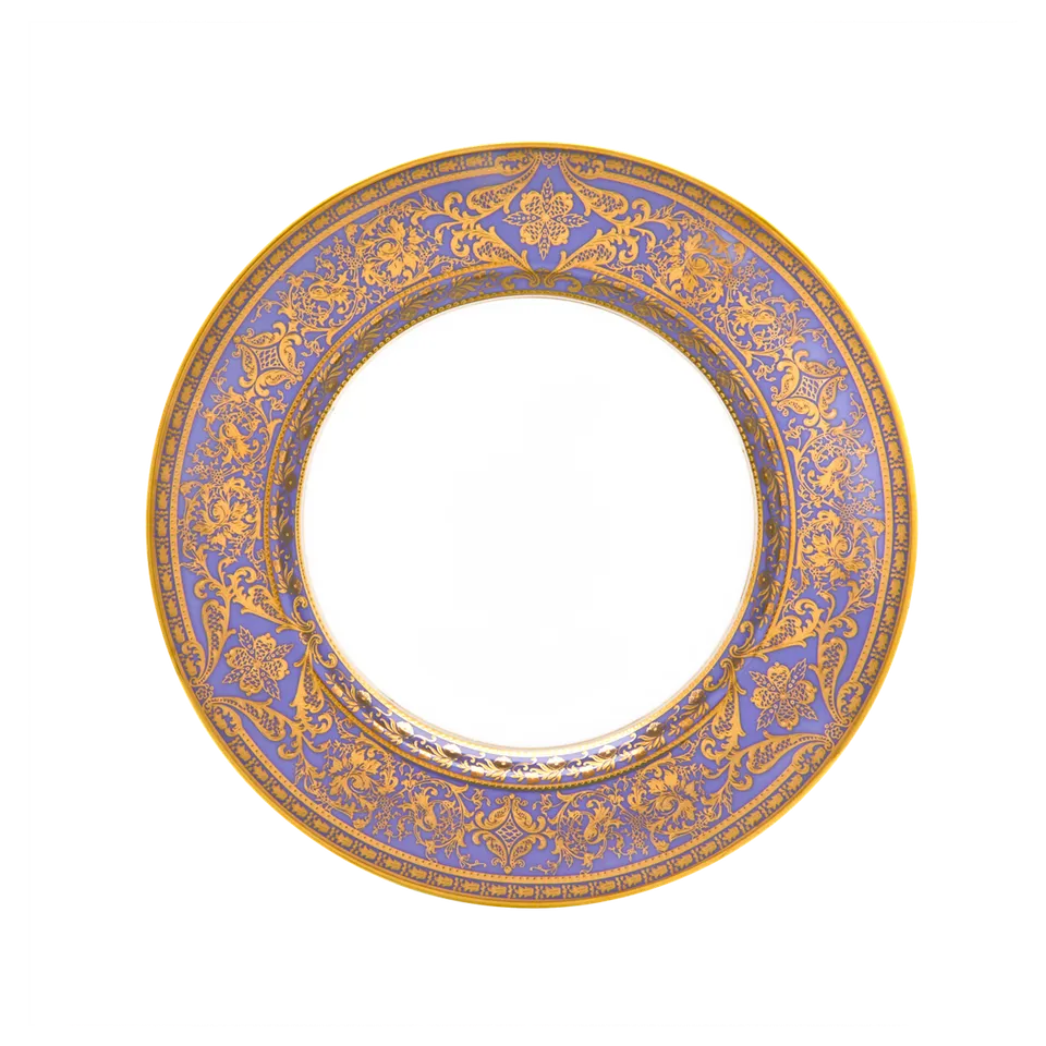 haviland-matignon-assiette-creuse-lavande-or image 1
