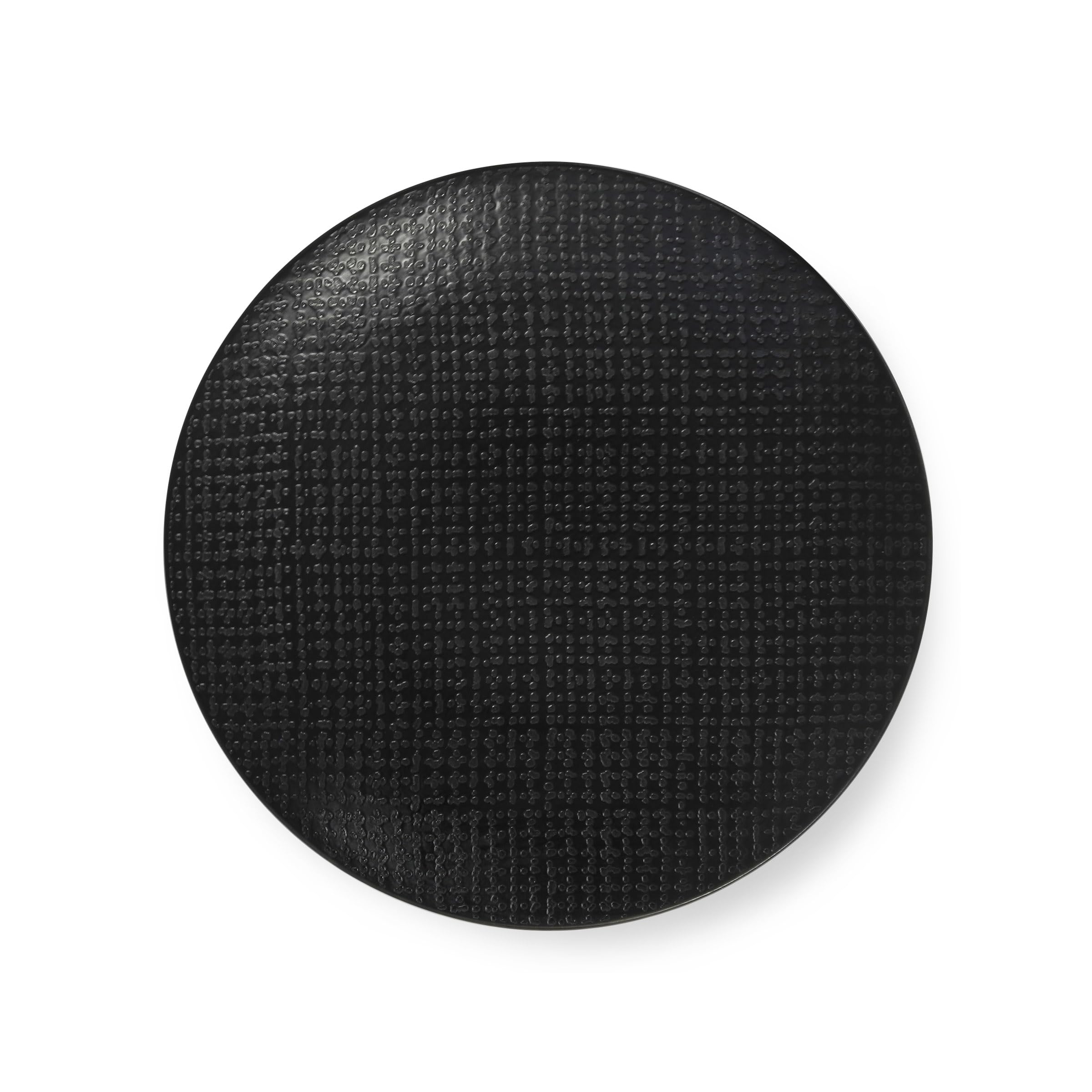 m-dard-de-noblat-tweed-noir-service-18-assiettes-gr-s-noir image 3