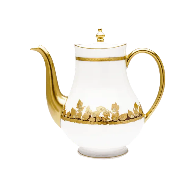haviland-feuille-d-or-verseuse-porcelaine-dor-e image 1
