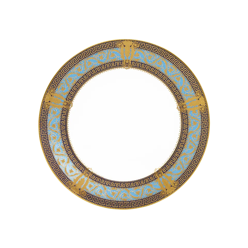 haviland-salon-murat-assiette-dessert-bleu-ciel-or image 1