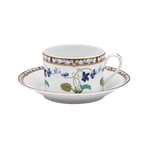 haviland-imp-ratrice-eug-nie-tasse-th-et-soucoupe-porcelaine image 1