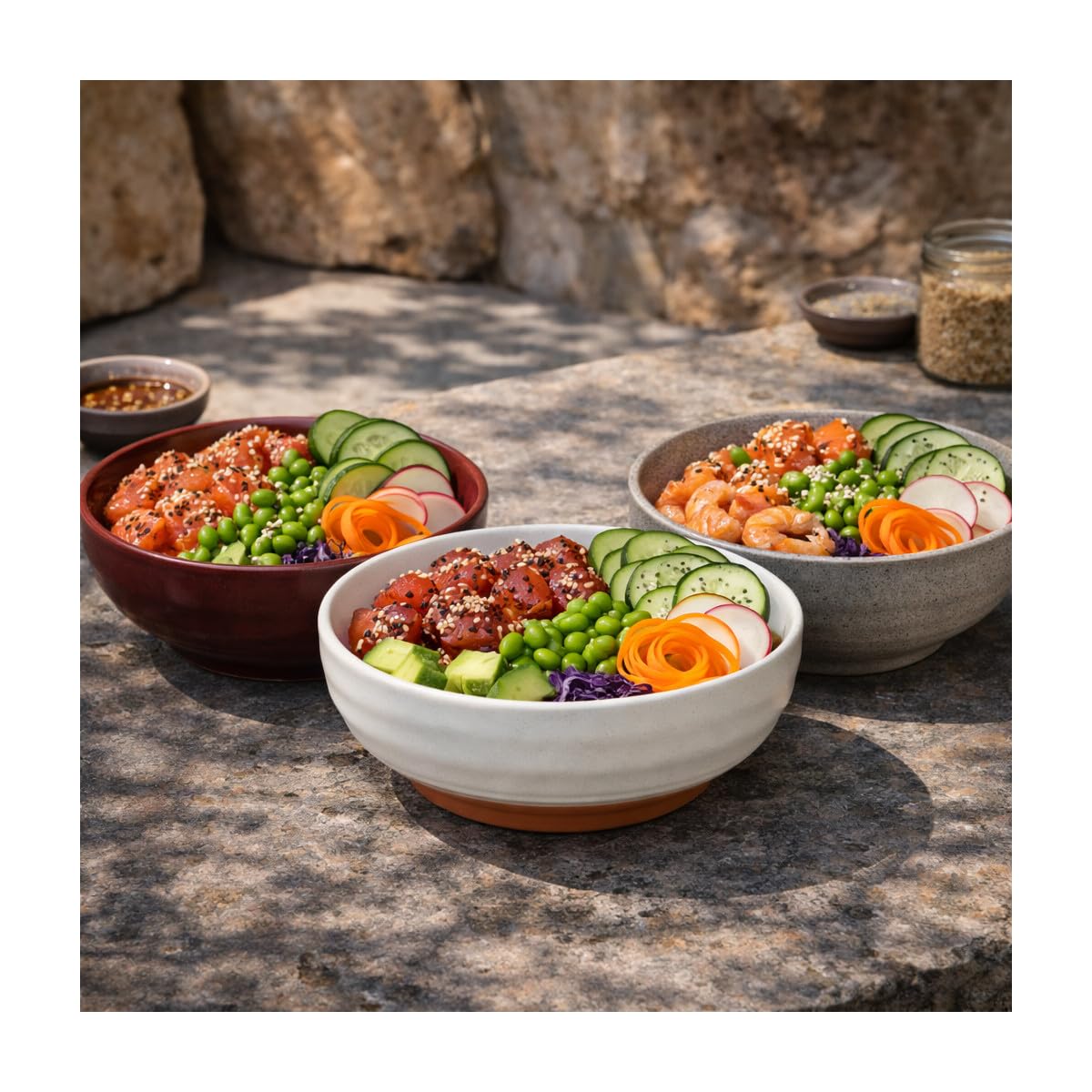 m-dard-de-noblat-fuji-poke-bowl-1-l-beige-lot-de-4 image 5