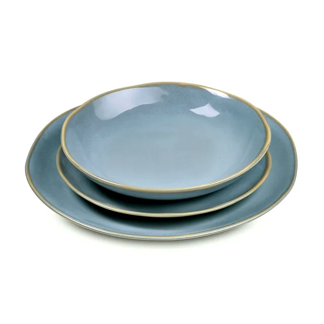 m-dard-de-noblat-eg-e-service-vaisselle-18-assiettes-bleu-ciel-gr-s image 1