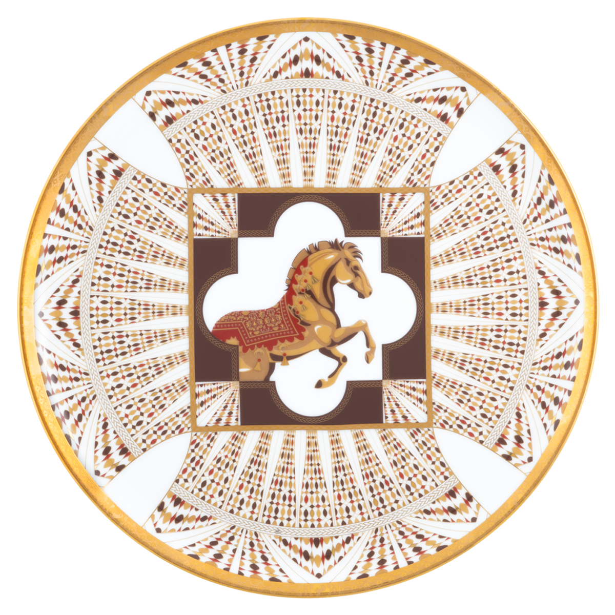 haviland-cavalier-royal-plat-tarte-en-porcelaine image 1