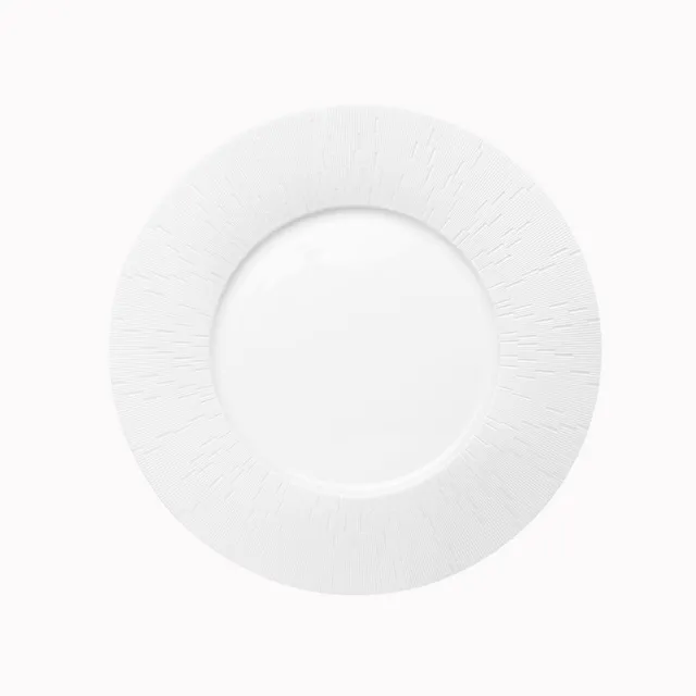 haviland-infini-assiette-dessert-blanc-porcelaine image 1