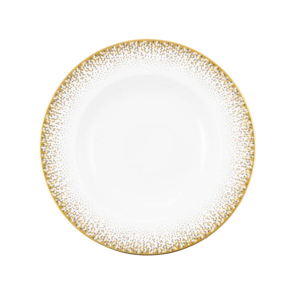 haviland-souffle-d-or-assiette-creuse-aile-porcelaine-blanche image 1