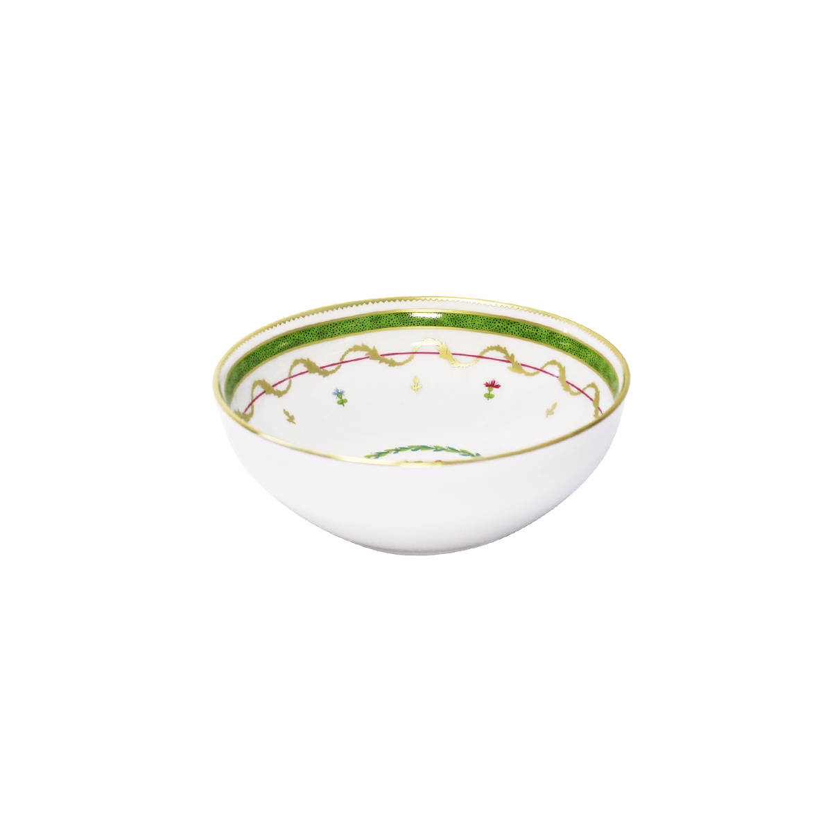 haviland-vieux-paris-vert-coupe-salade-porcelaine-verte image 1