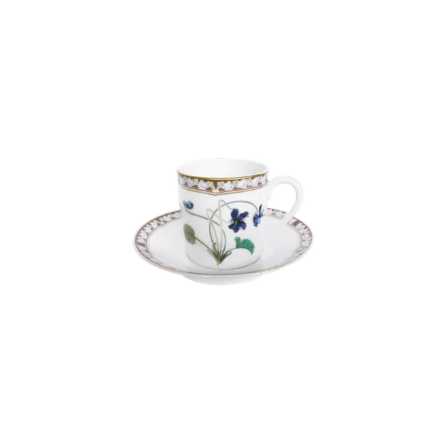haviland-imp-ratrice-eug-nie-tasse-caf-soucoupe-porcelaine image 1