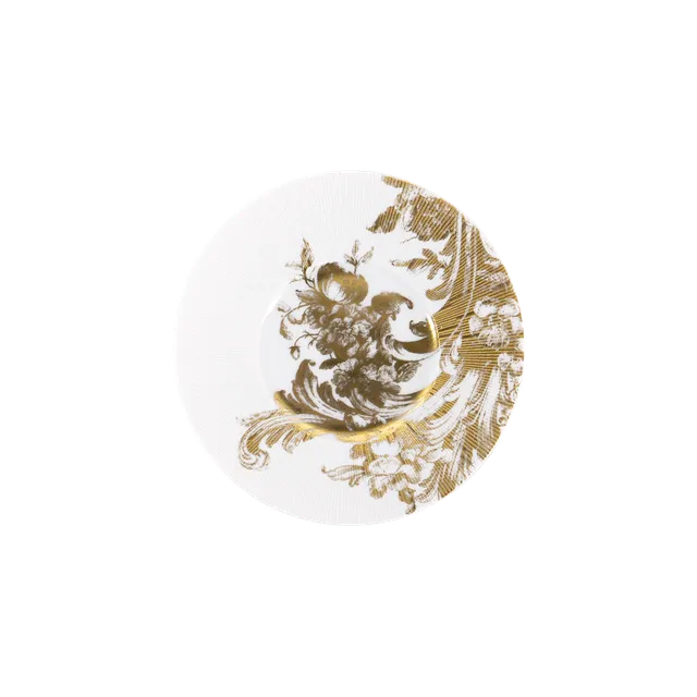 haviland-stanislas-assiette-pain-porcelaine-filet-or image 1