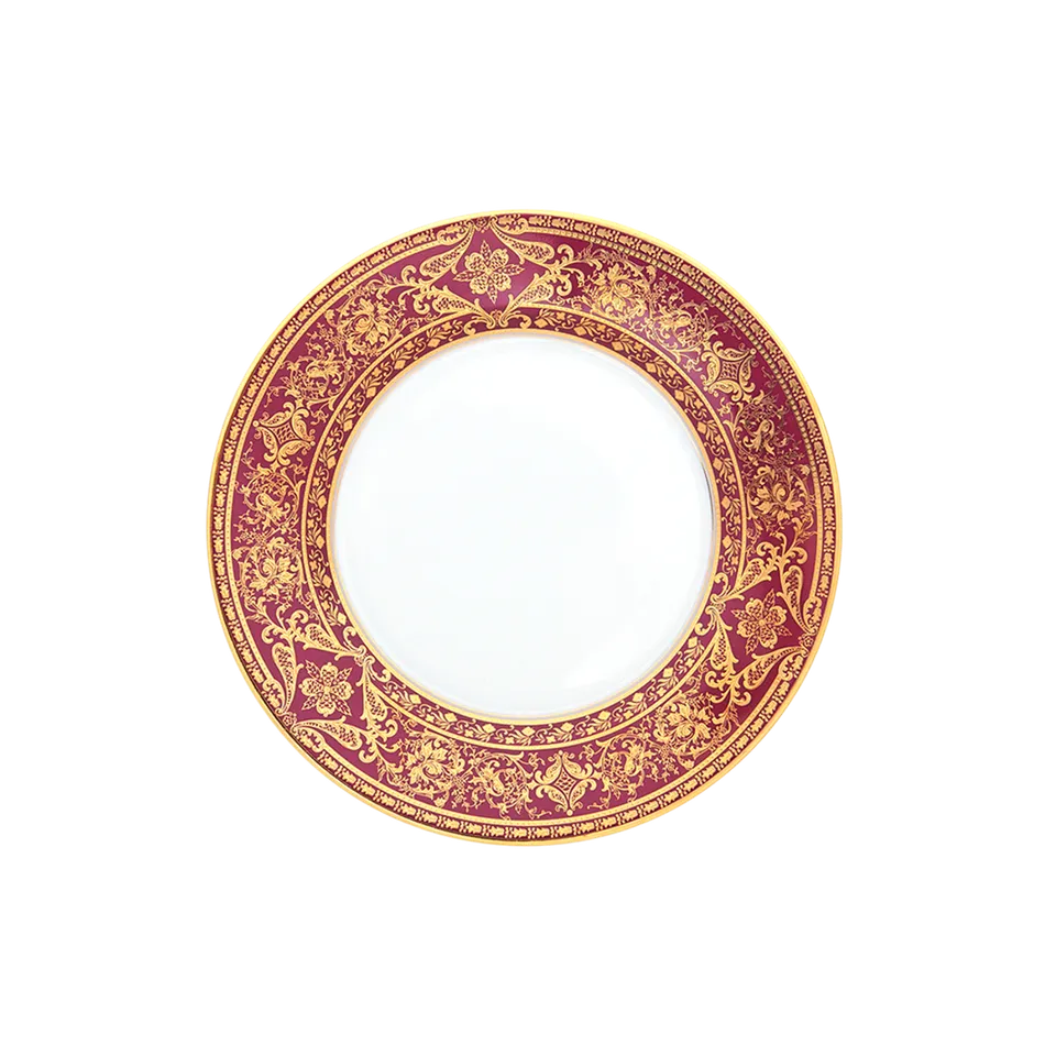 haviland-matignon-assiette-g-teau-cerise-or-porcelaine image 1