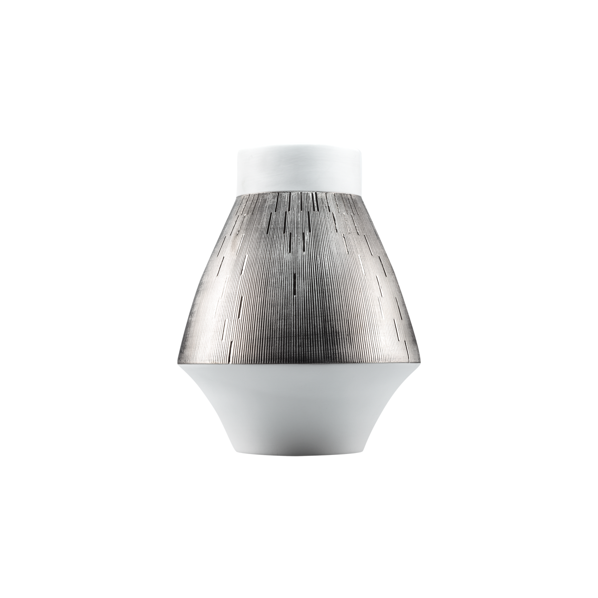 haviland-infini-vase-petit-mod-le-porcelaine-platine image 1