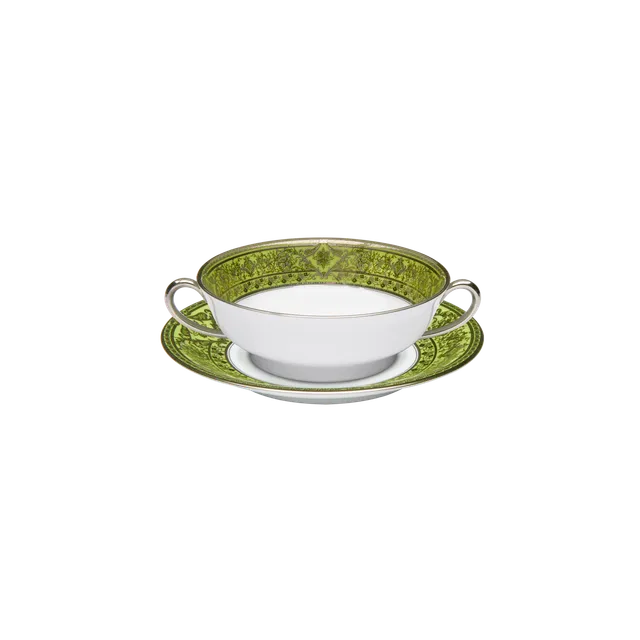 haviland-matignon-bol-bouillon-porcelaine-vert-pomme image 1