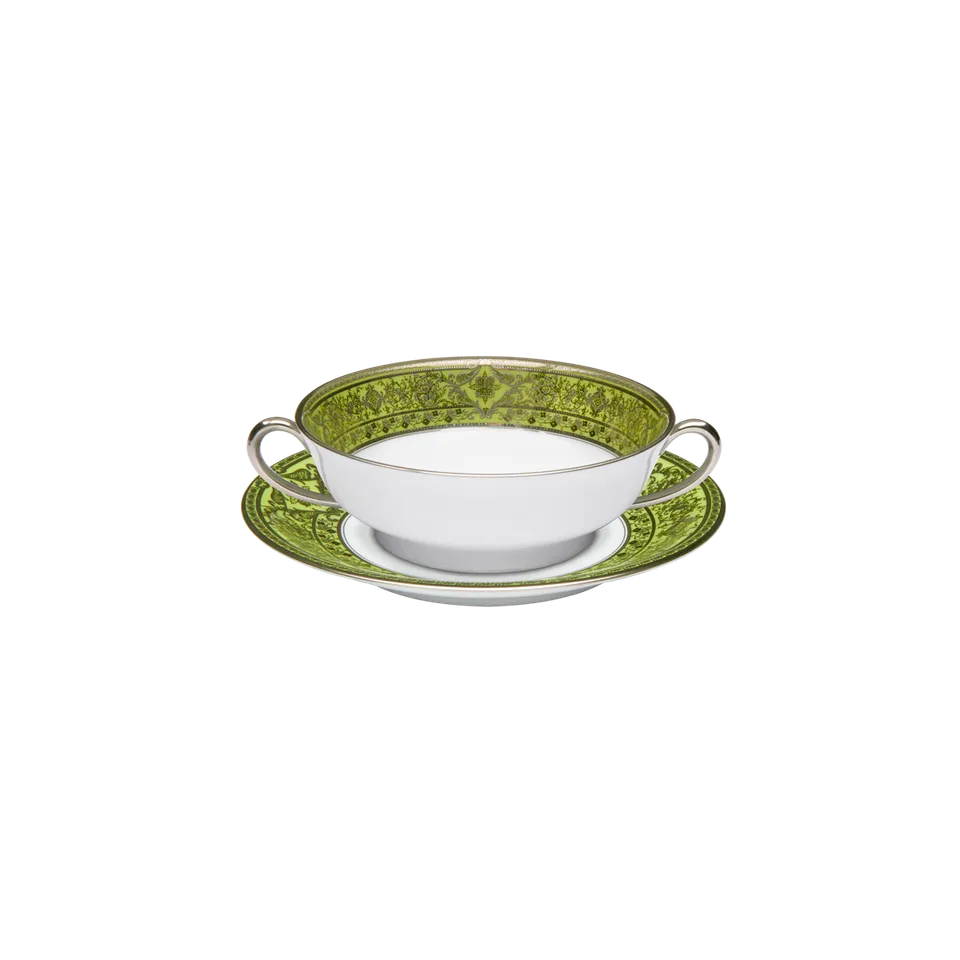 haviland-matignon-bol-bouillon-porcelaine-vert-pomme image 1