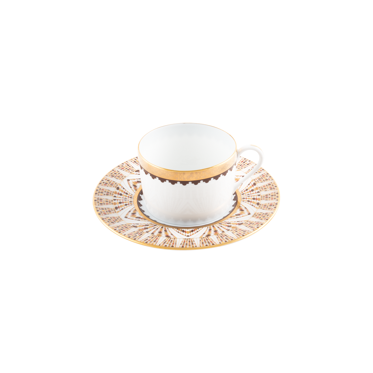 haviland-cavalier-royal-tasse-th-et-soucoupe-porcelaine image 1