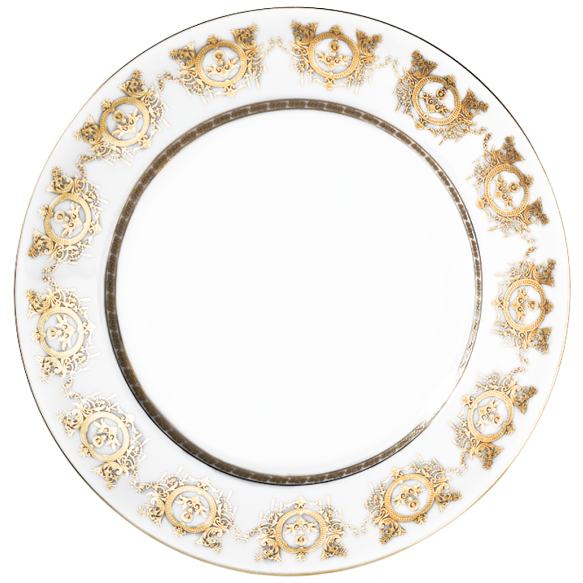 haviland-ritz-imp-rial-plat-tarte-blanc-porcelaine-ritz-paris image 1
